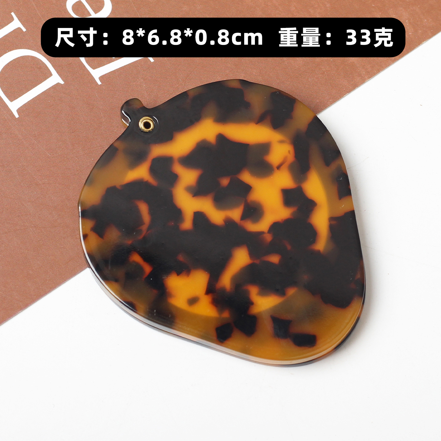 Espejo de hoja de ácido acético Espejo de vidrio Espejo de tocador Espejo de maquillaje Espejo de protección de corazón plegable de almacenamiento de viaje