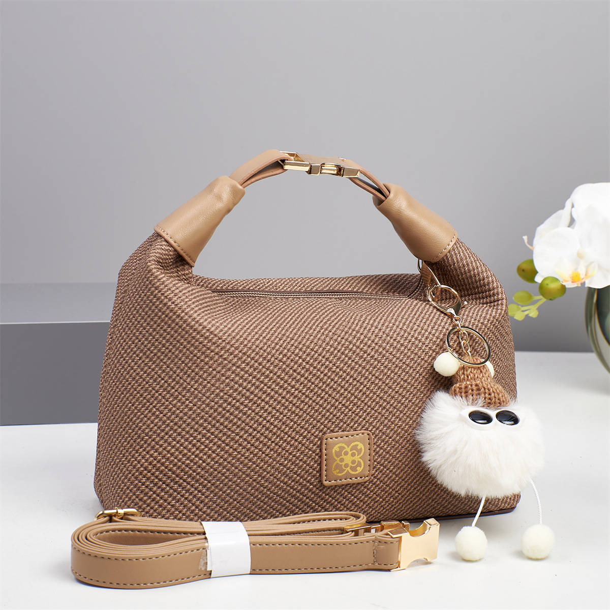Bolso bolso lindo bolso de hombro colgante bolso de mujer de textura de color sólido bolso de mensajero de alta calidad de comercio exterior bags