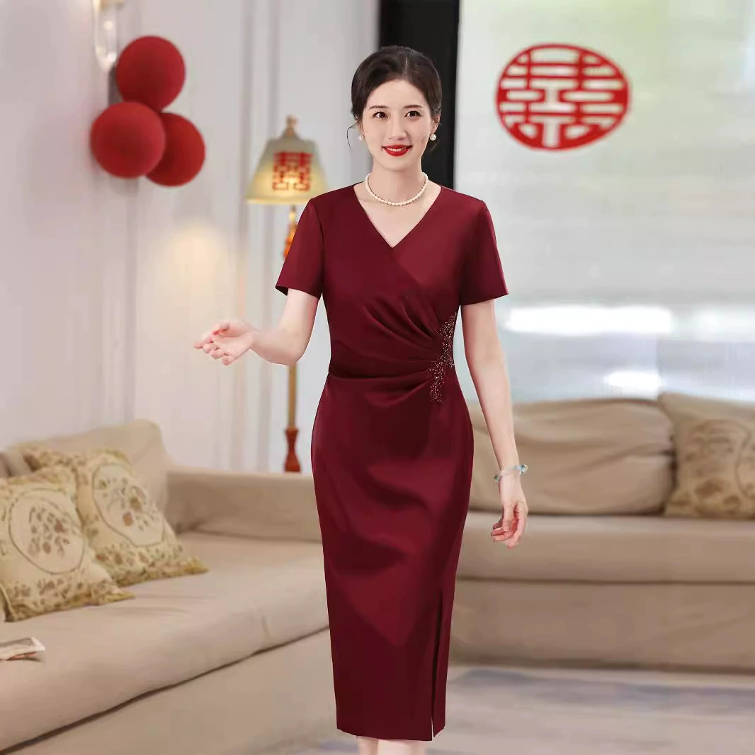 Retro cheongsam, evening dress, Chinese style