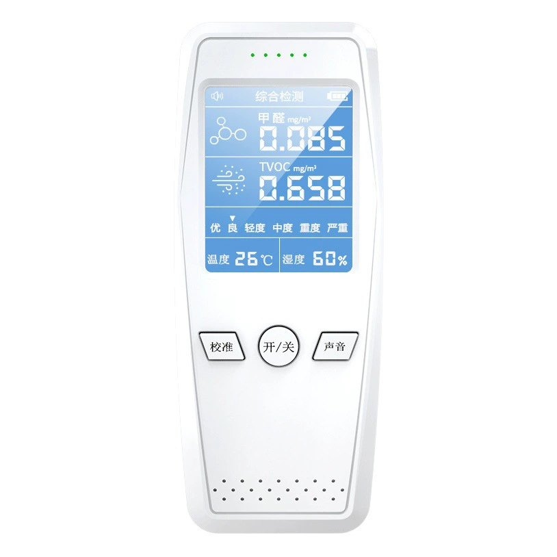 Новый Высокоточный детектор формальдегида четыре в одном, портативный тестер качества воздуха, температуры и влажности, прямые продажи с завода