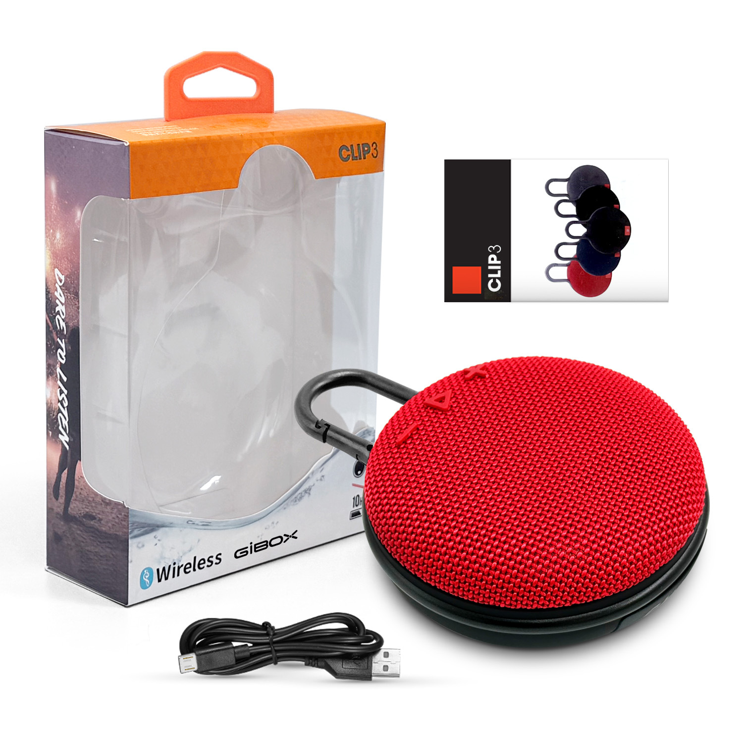 CLIP3 Cross-border bluetooth audio inalámbrico tela portátil impermeable pequeño altavoz de subwoofer tarjeta Bluetooth