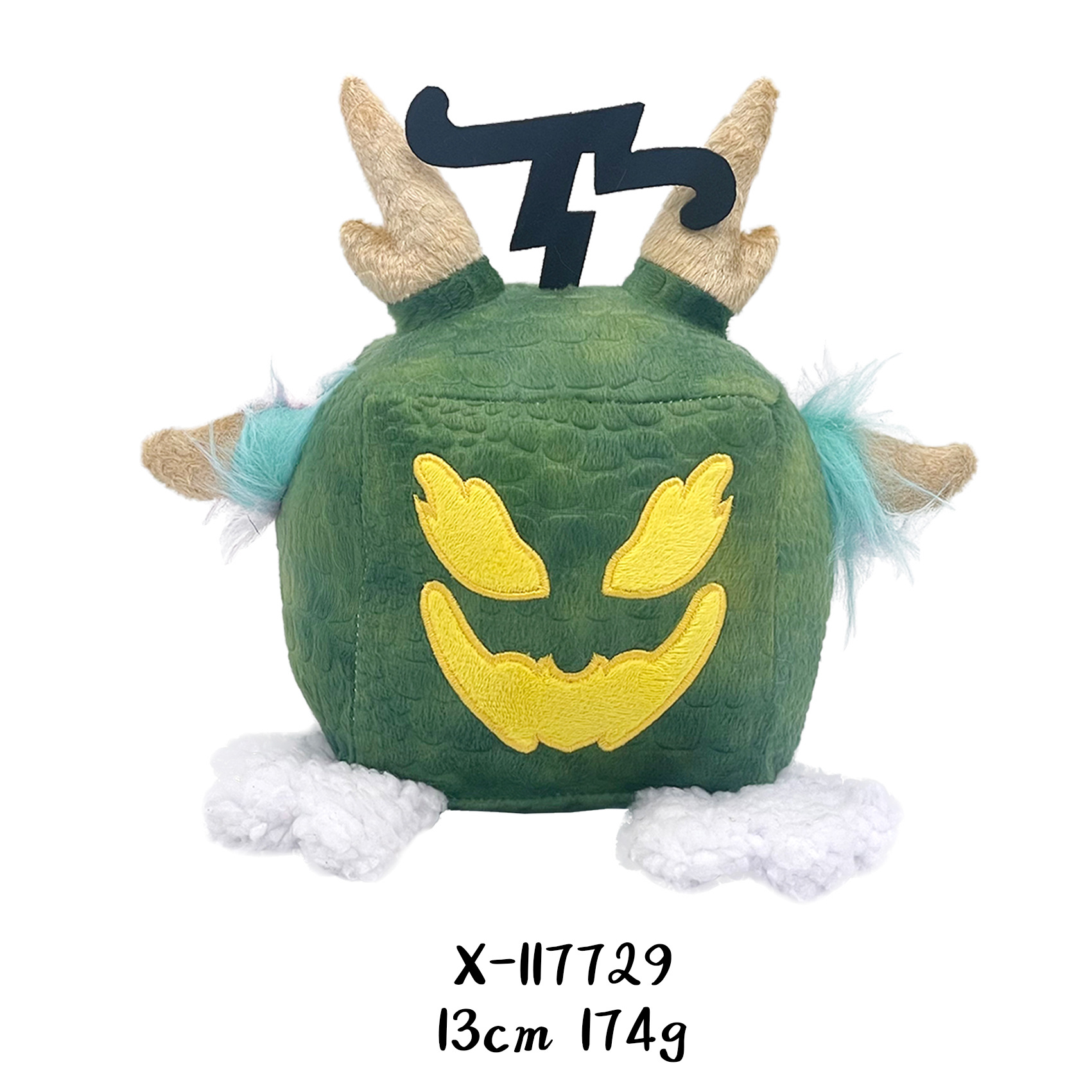 Blox frutas juego periférico fruta del diablo caja de frutas caja de estampado de leopardo muñeca juguete de peluche en stock