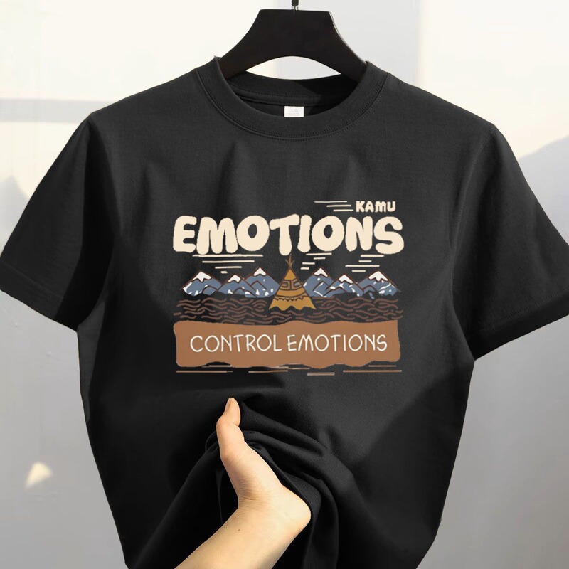 Summer Hong Kong Style Trendy Niche Versatile Casual Unisex Short-Sleeve T-Shirt 2026 New Model Student Fashion Brand Top Tee