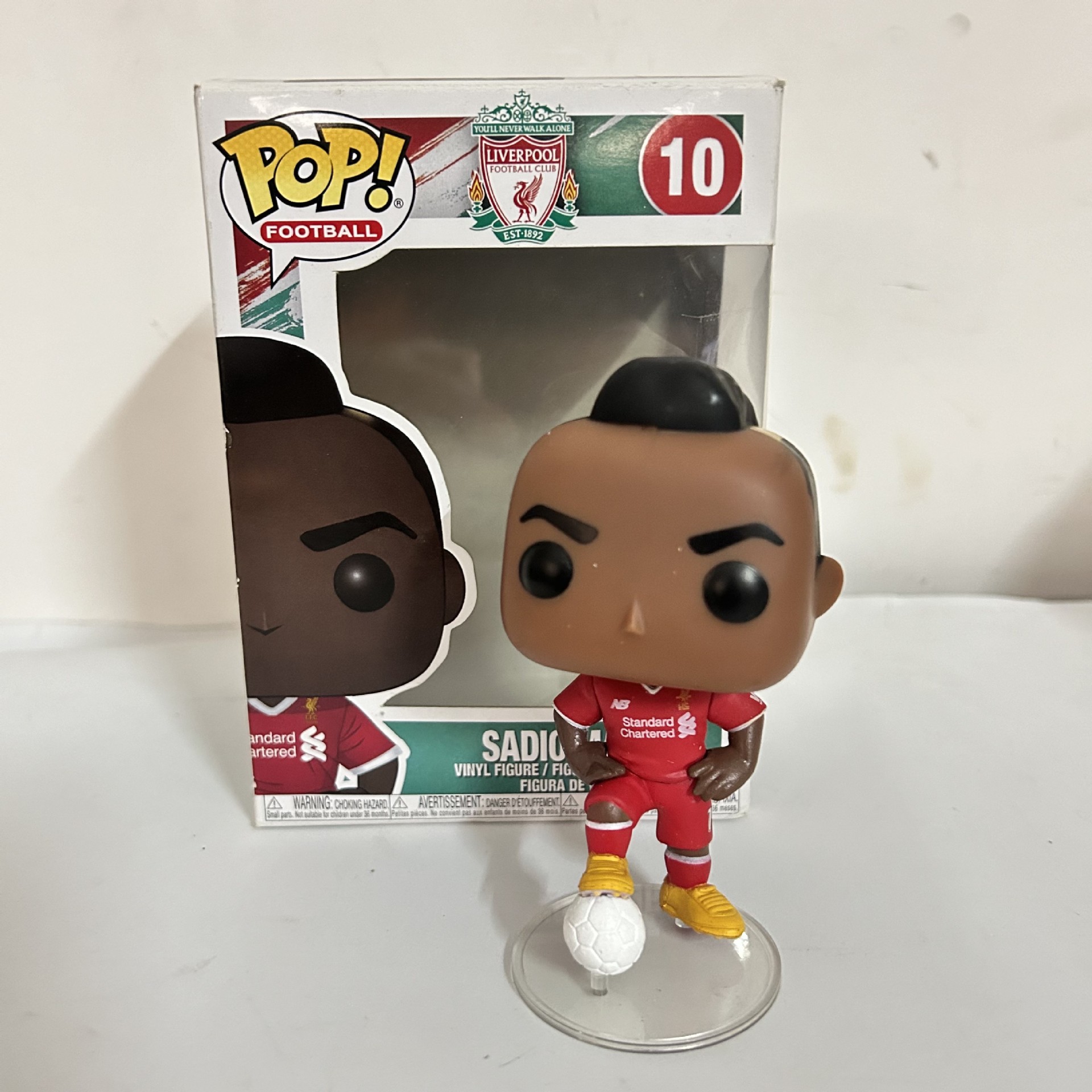 Figura de Acción POP, Figura de Fútbol del Manchester United y Liverpool, Modelo de Pogba, Salah, Ibrahimovic y Mané