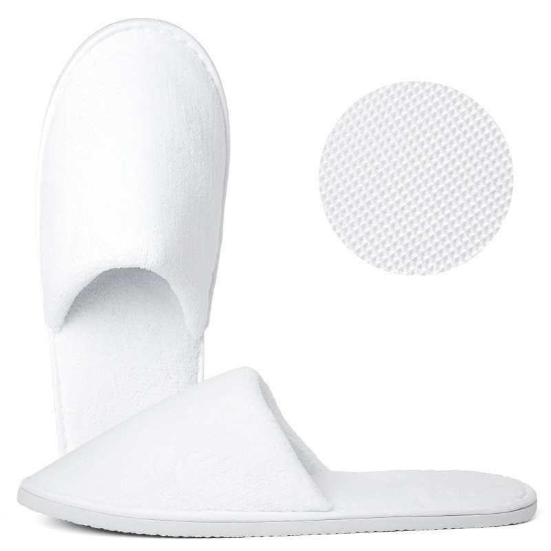 [핫아이템] 아이스 크리스탈 화이트 코랄 벨벳 슬리퍼 (프리사이즈, 38~45 사이즈에 적합, 8mm 두께의 미끄럼 방지 밑창)