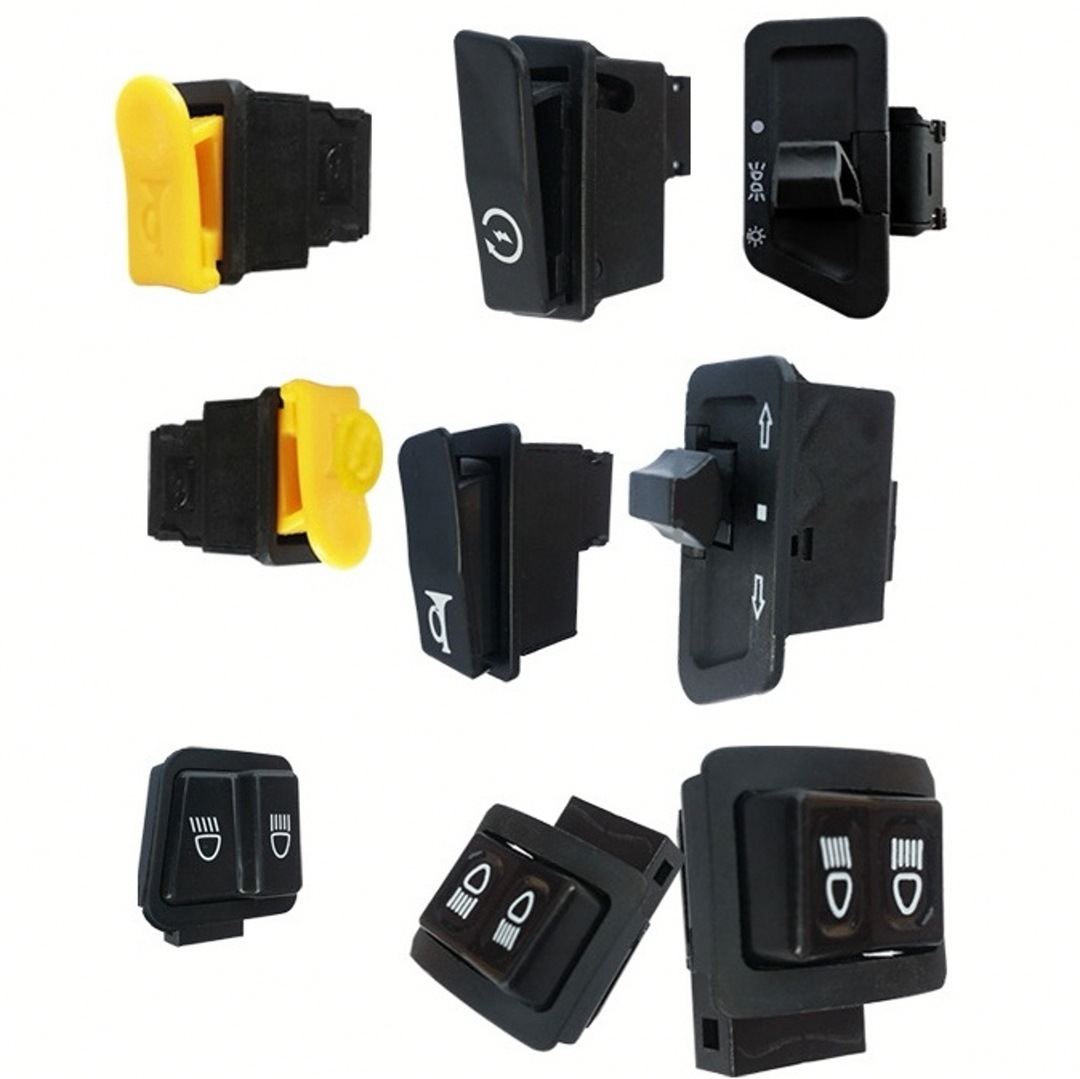 Electric bike motorcycle five-way switch dimming horn turn signal headlight electric start switch button five-way switch