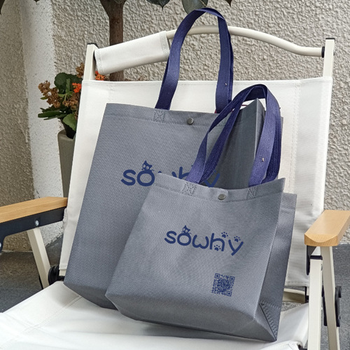 Influencer Women's Clothing Store Hidden Fastener Non-woven Tote Bag Eco-Friendly Handbag for Women Clothing Accessories Logo Printing Available