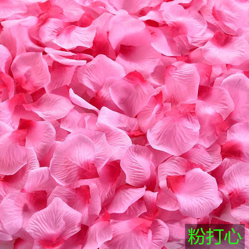 バラの花びら、造花、結婚式の告白、手振り花、バレンタインデーのプロポーズ、ロマンチックな結婚式の部屋のステージレイアウト|undefined