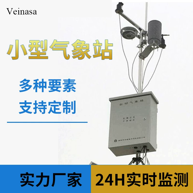 Малая Метеостанция AWS306 небольшая Метеостанция простая Метеостанция Открытый Солнечный источник питания марки Veinasa