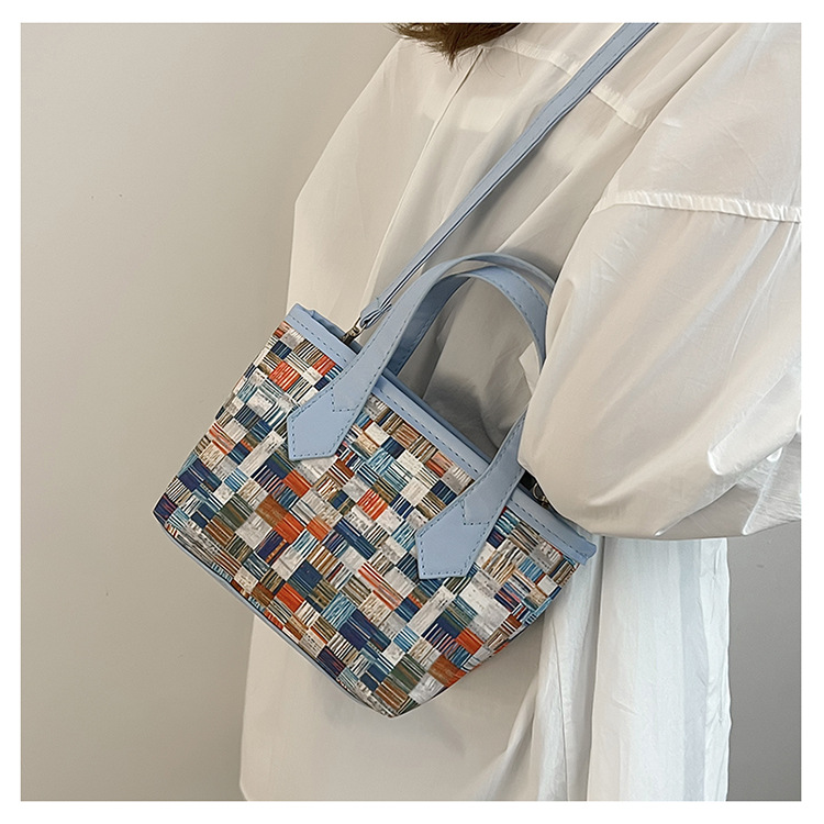 Frau Mittel Pu-Leder Geometrisch Klassischer Stil Reißverschluss Handtasche display picture 4