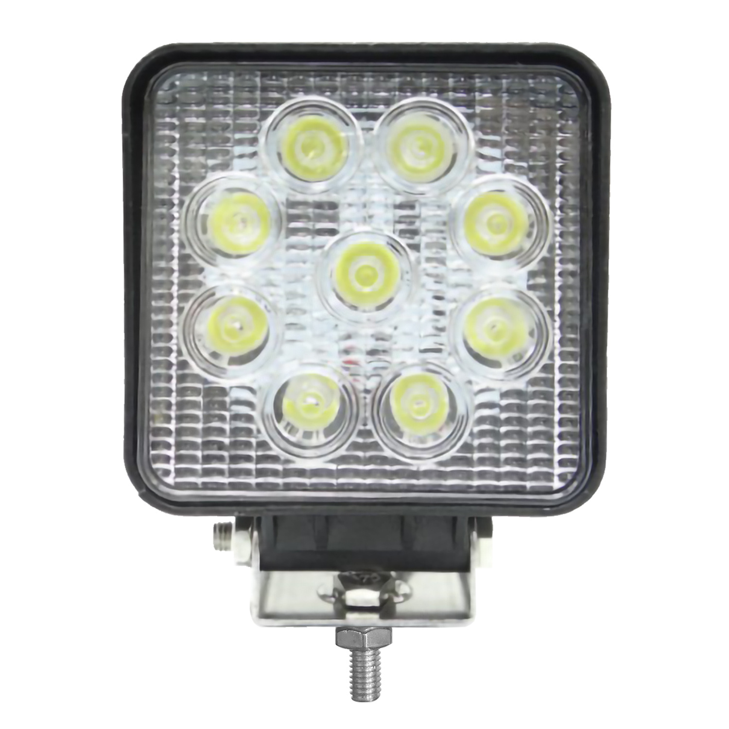 4 pulgadas cuadrado LED27W luz de trabajo lámpara de coche proyector lámpara de vehículo todoterreno lámpara de coche modificado 10 generación 27W55 de espesor