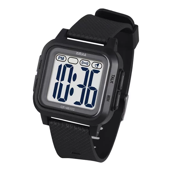 Xinjia Electronics Middle-Aged and Elderly Watches Chinese Voice Hourly Time Alarm Clock Blind Watch Plastic Box 461Tc