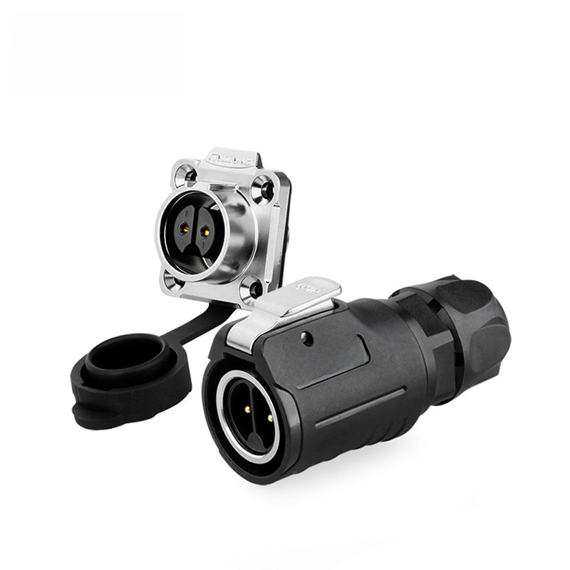 Lingke M16 Industrial Male and Female Panel-Mounted 2, 3, 4, 5, 7, 8, 9-Core Waterproof Aviation Plug Connector