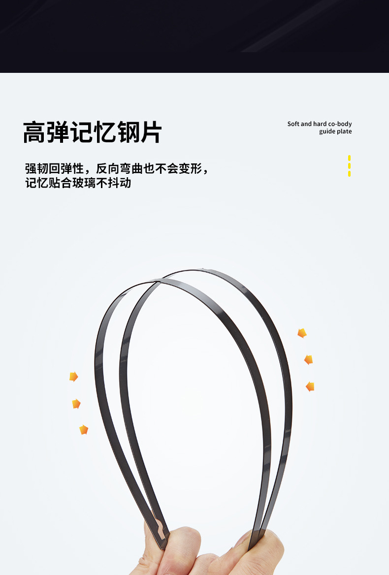 Suitable for Wm Ex5 Wiper Blades, Original Car-Specific Wiper Rubber Strips for 18/19/22 Models, Wm Ex5 Pro Boneless
