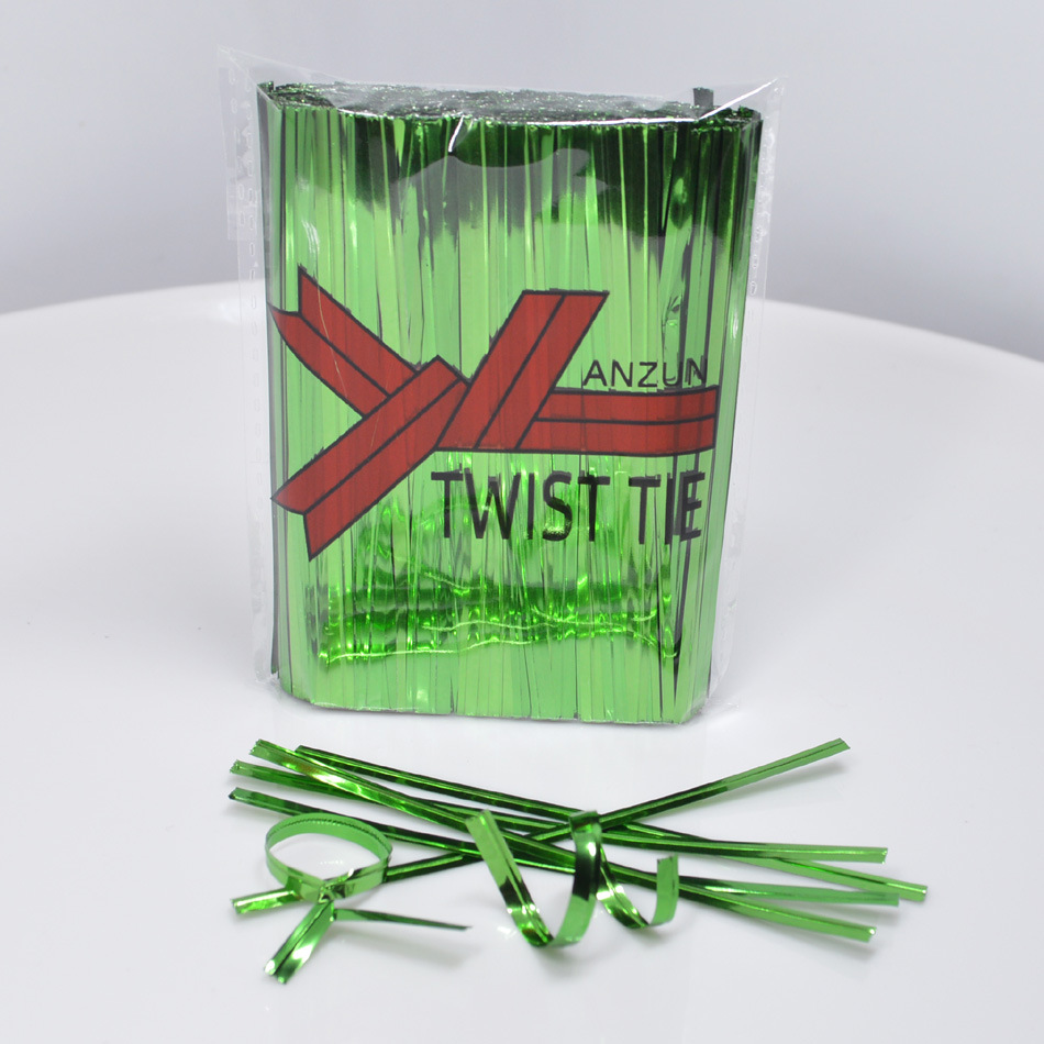 Suministro 8-20cm embalaje para hornear sellado corbata seda oro plata corbata seda color regalo necesidades diarias atadura