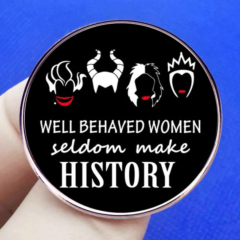 Cartoon Character Pattern Unisex Gender Novelty Pin Cartoon Character Alloy Stoving Varnish Plating Unisex Brooches 1 Piece