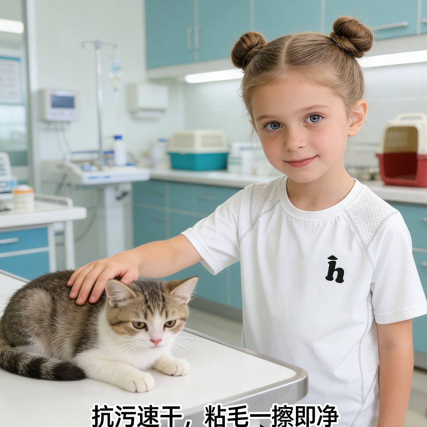 Children's Short-Sleeved T-Shirt for Girls, Summer A-Class Top, 2026 New Style, Cool Ice T-Shirt for Older Girls, Sun Protection Clothing