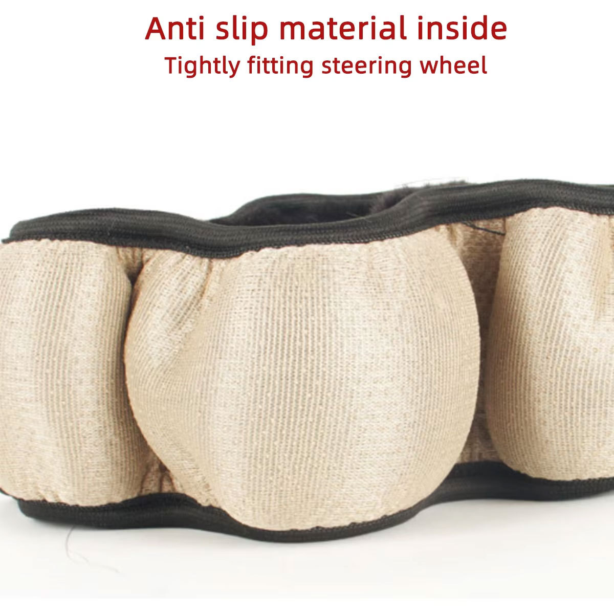 Cuatro temporadas de manejo de volante de automóvil general transfronterizo de manejo de automóvil de comercio electrónico al por mayor manejo de volante de peluche