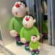 Oversized 43cm Pang Tiger Handmade Cartoon Anime Trendy Play Living Room Large Ornaments Doll Toy Gift Home Ornaments