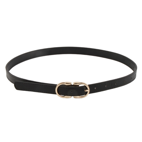 Women's Belt Versatile Jeans with Brown Belt Women's New Fashion Pin Buckle Black Korean Style One Piece Dropshipping