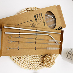 外貿出歐美 304不鏽鋼吸管夏季冷飲管 可循環使用喝奶茶咖啡