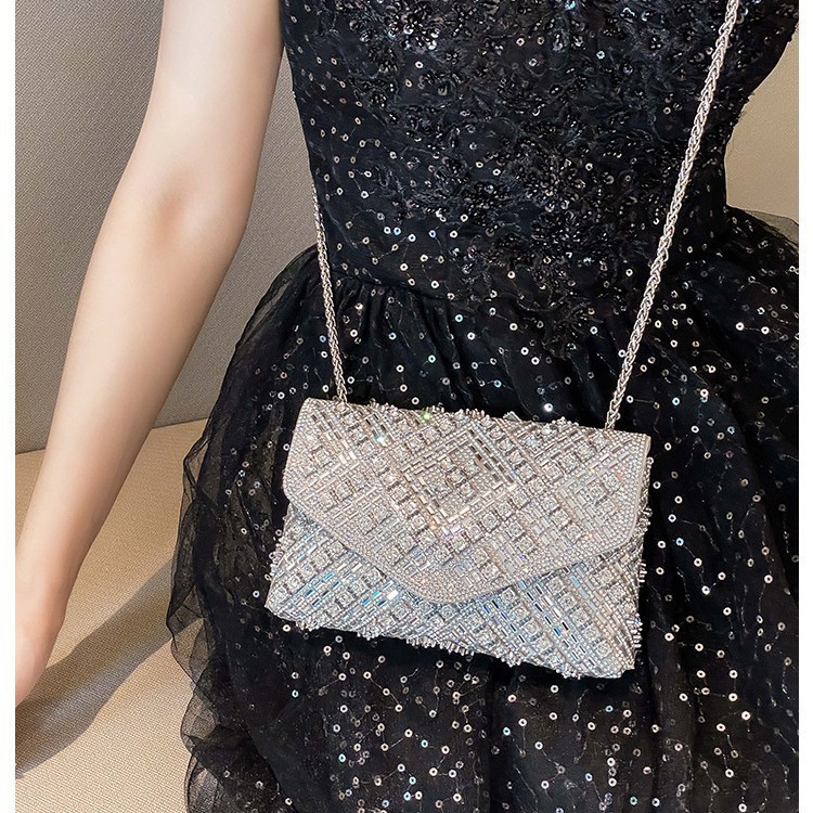 Nueva bolsa de cena transfronteriza, vestido de noche famoso, bolso de diamante, bolso de mano, bolso de hombro, bolso de cena, bolso de mujer