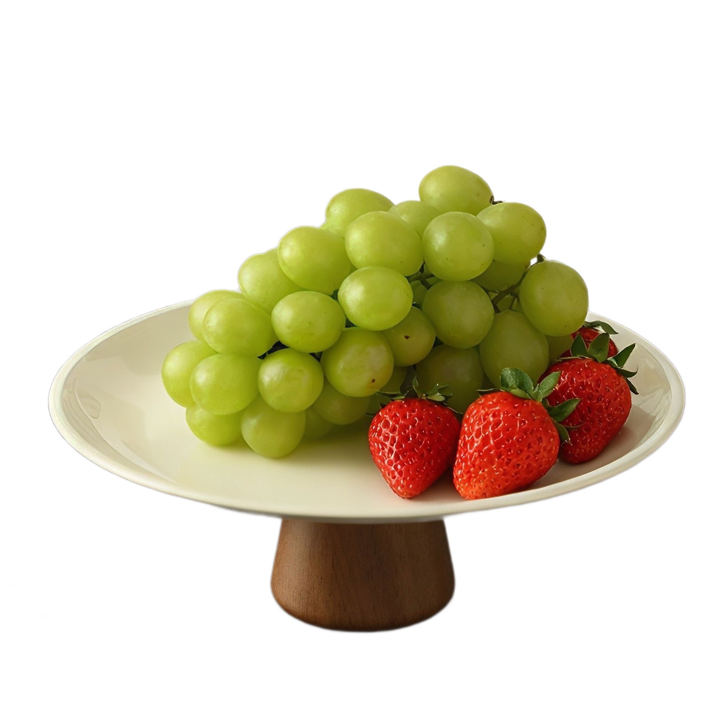 Piés altos para bocadillos caseros de acero inoxidable bandeja de frutas dulces dulces postre de viento crema barra de cadena de madera sólida dos capas tres capas image 5