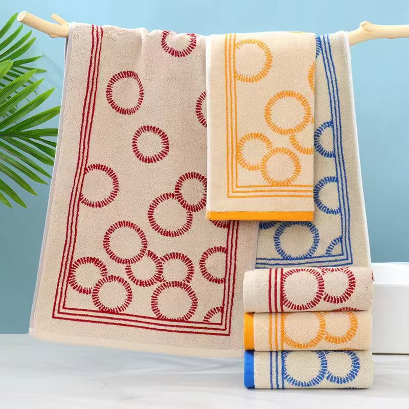 antibacterial cotton soft towel for home use for face washing