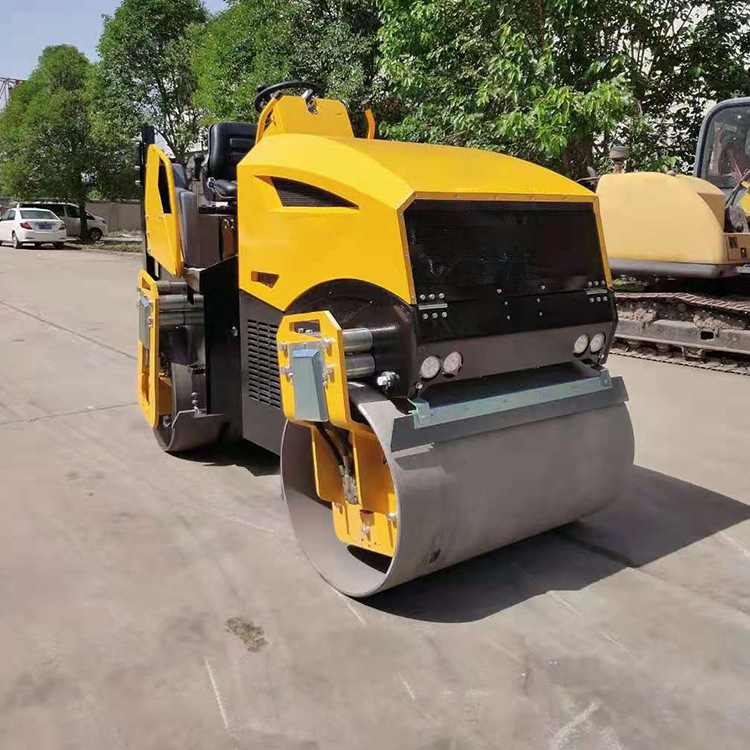 压路机座驾式压路机压路机设备小钢轮液压震动钢轮小型压土机批发
