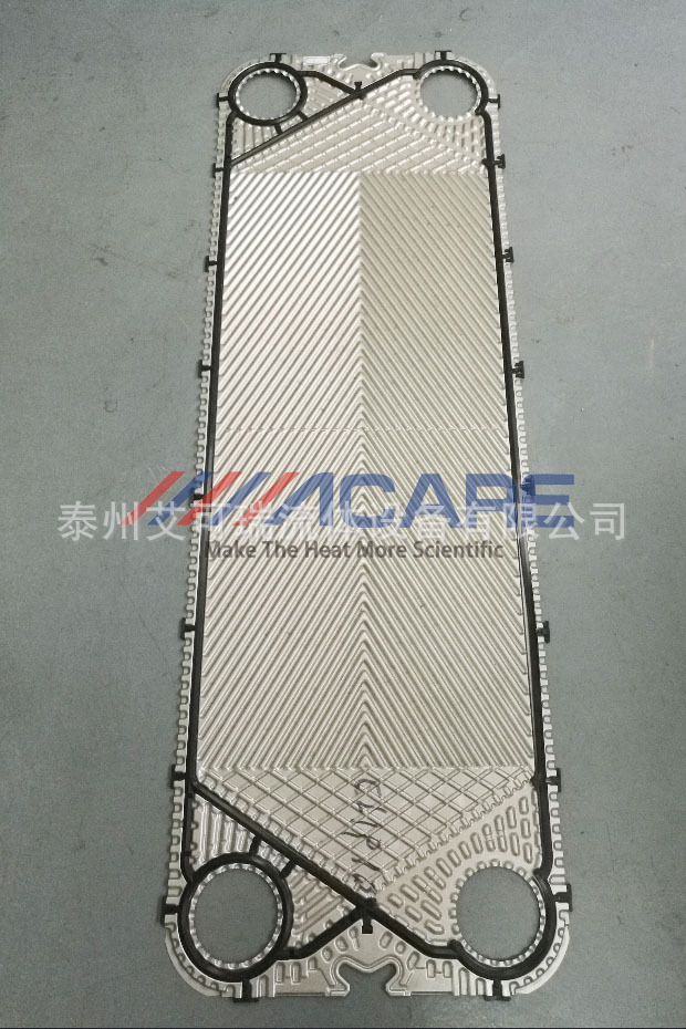 艾可瑞 板式换热器C10-SR密封垫片 食品级板换胶垫 挂扣免粘胶条