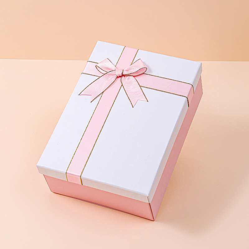 Caja de regalo plegable al por mayor Caja de regalo de la cubierta del cielo y la tierra Caja de embalaje de la cubierta del cielo y la tierra plegable de una pieza Fiesta del arco