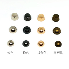 Wholesale bucket screw box bottom seat metal accessories DIY sofa decoration semi-round rivets bag feet nails