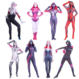 Gwen Spider Costume Hero Leotard Parallel Universe Kids Adult Halloween Costume