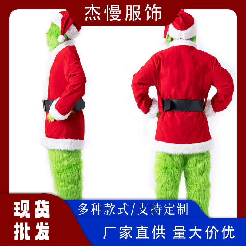 Европейский и американский трансграничный рождественский костюм косплей играет одежду Санта-Клауса