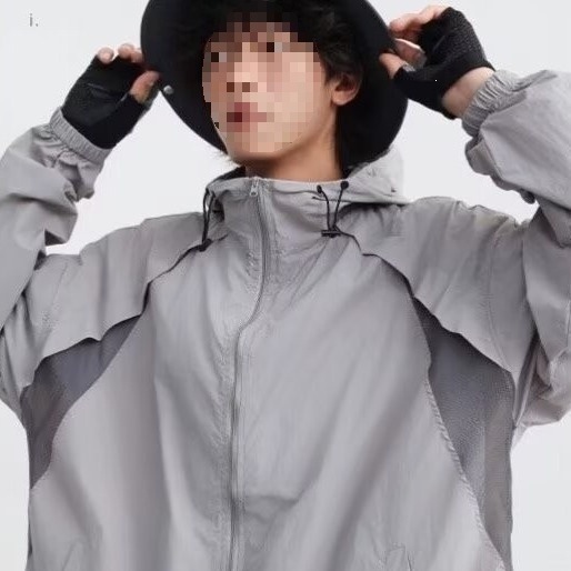 Men's Hooded Lightweight Sun Protection Jacket, Summer Outerwear, 2024 New Style, Loose Fit, UV Protection, Breathable and Quick-Drying