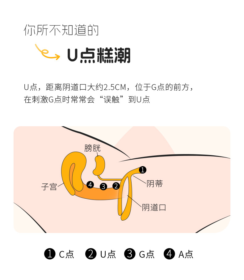 App-Controlled U-Shaped Vibrating Prostate Stimulator with Rotating Octopus Design — detail image 6
