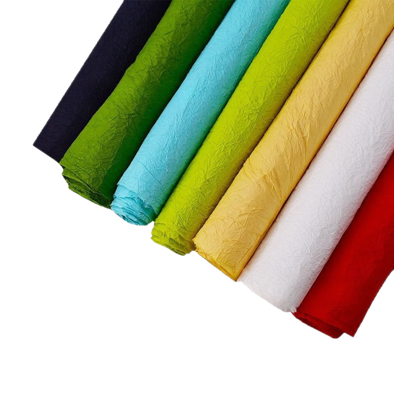 Papel de frotación a mano y papel arrugado, papel teñido de flores, material de flores, papel de textura, ramo de flores de papel plegado a mano, boda