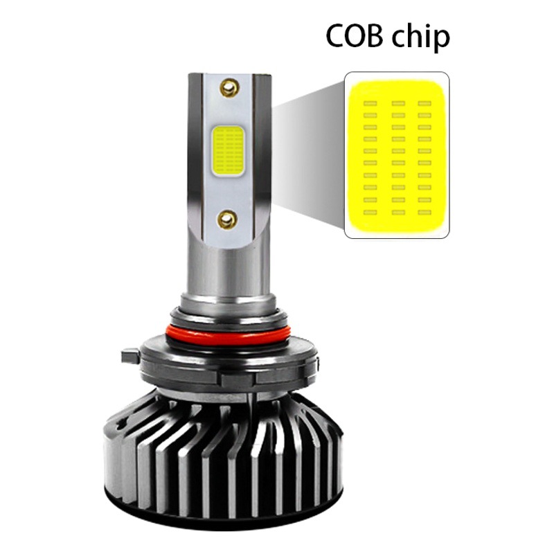 Linterna del coche 6500K F2 COB H4 H7 LED 9012 9005 H1 H11 LED luz modificada