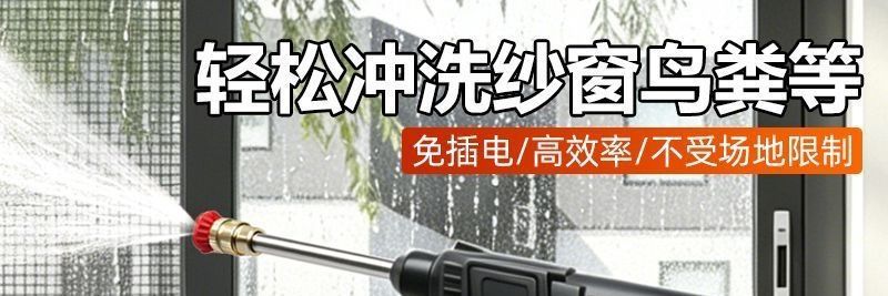 High-power integrated high-pressure water gun sprayer, car washing machine, watering and pesticide cleaning machine, household wireless car washer