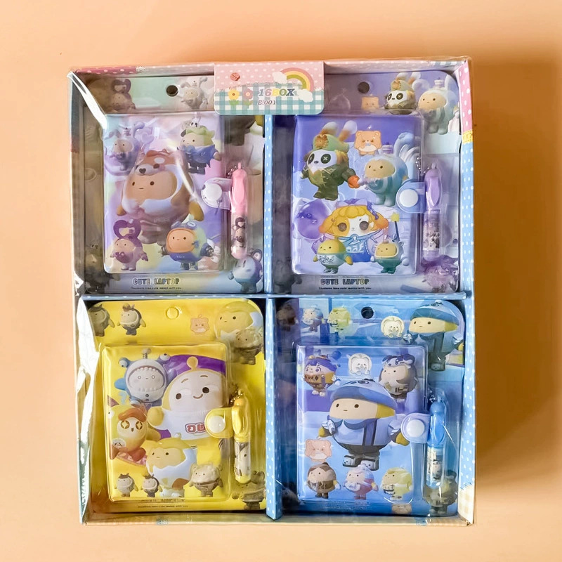 Nezha 2 Demon Boy Nao Sea Student Sanrio Juego de notas creativas alrededor de dibujos animados lindo libro de cuentas de mano portátil