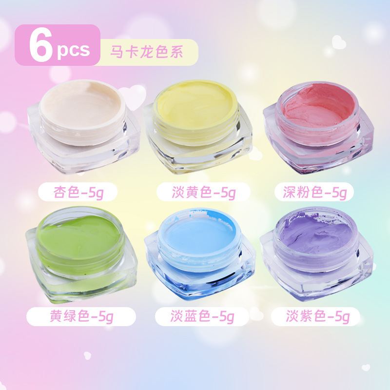 巧巧5g装つまみ色膏マカロン油性クリームDIYつまみ楽シリカゲル色膏カラー顔料セット|undefined