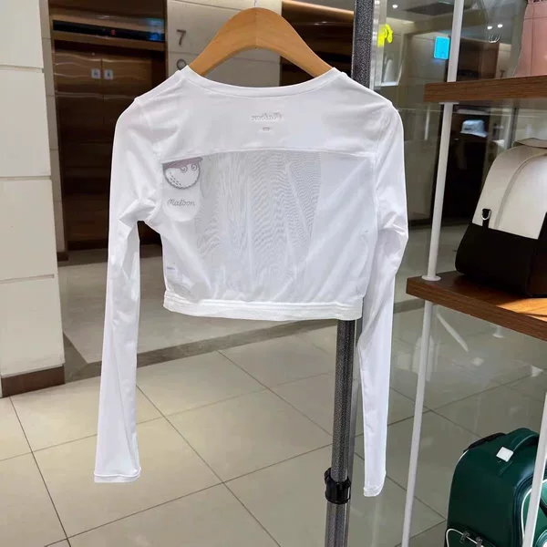 Korean women's golf base shirt, long-sleeve T-shirt, sporty and casual, versatile style, Korean version, stylish and age-reducing