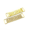 Factory direct selling 60mm metal four -draft rhinestone buckle swimsuit chain DIY clothing bikini connector accessories