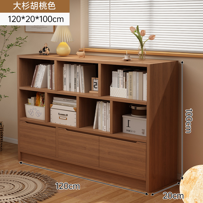 【고가성비 모델★고밀도 복합판] 오스기 호두색 120*20*100CM