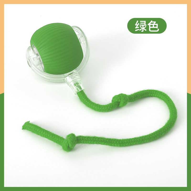 auriculares verdes juguetes de bolas de gato, bolas de salto de cola de ratón, gatos domésticos, mascotas interactivas, juguetes para gatos image 7