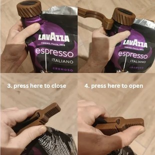 Farm direct cross-border explosions coffee bean bag holder coffee bean bag holder
