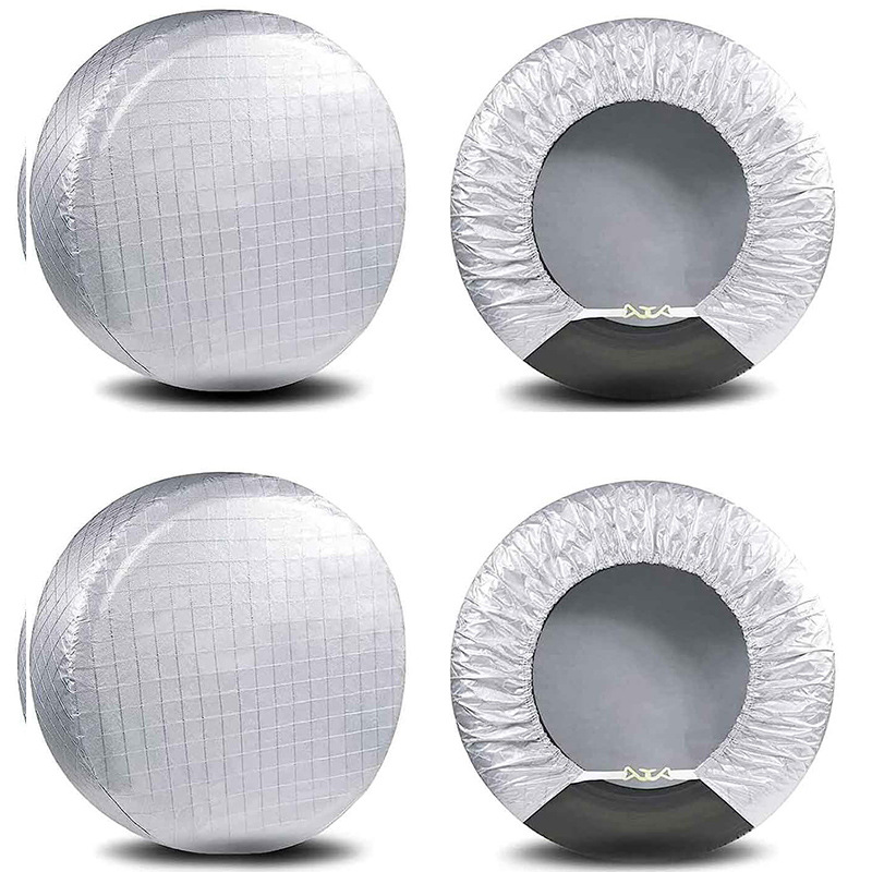 Cross-border RV Tire Cover Camper Tire Protection Cover Car SUV Tire Protection Cover Waterproof and Sunscreen 4-piece Set