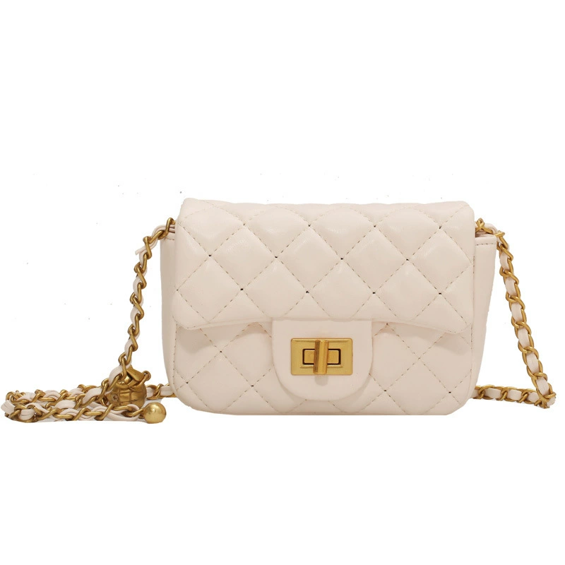 (Cross-border trading), small shoulder bag with diamond pattern, Chanel style, chain bag