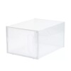 2024 hot wheat transparent plastic folding shoe box assembly shoe box simple modern storage shoe box and shoe cabinet