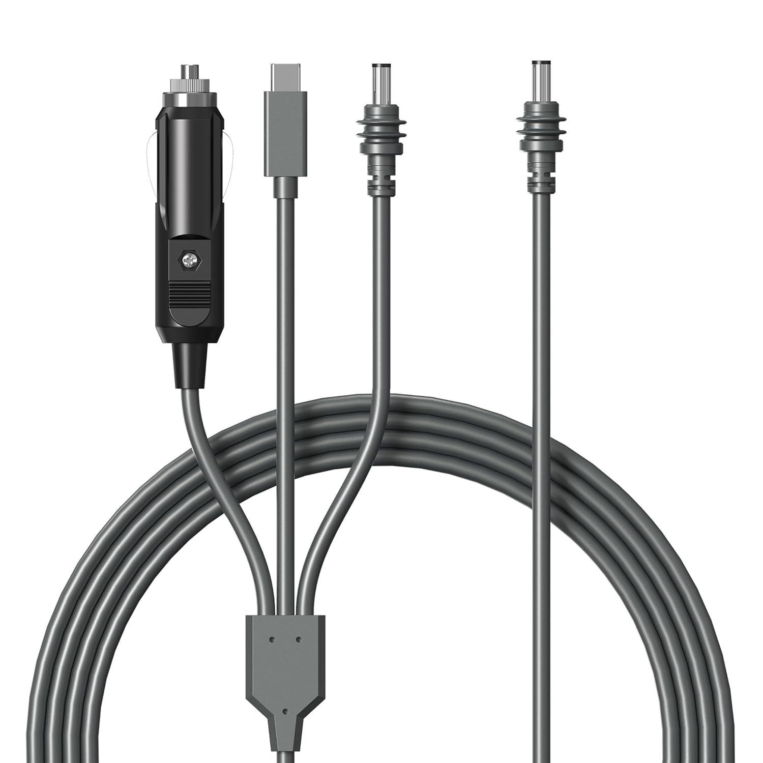 Amazon Cross-Border MINI Cigarette Lighter DC Three-in-One Car Cigarette Lighter Charging Cable Car Device Mini Connector